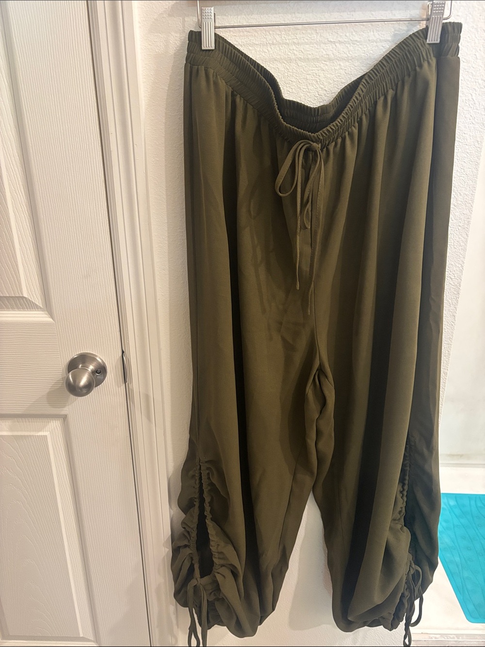SHEIN harem pants w/side slit